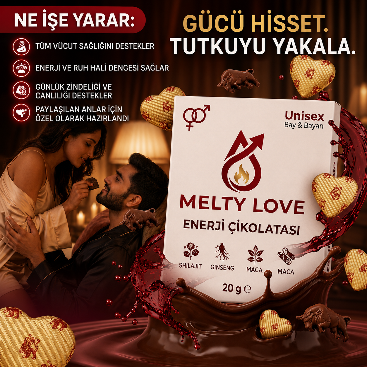 Melty Love | Afrodizyak Çikolata