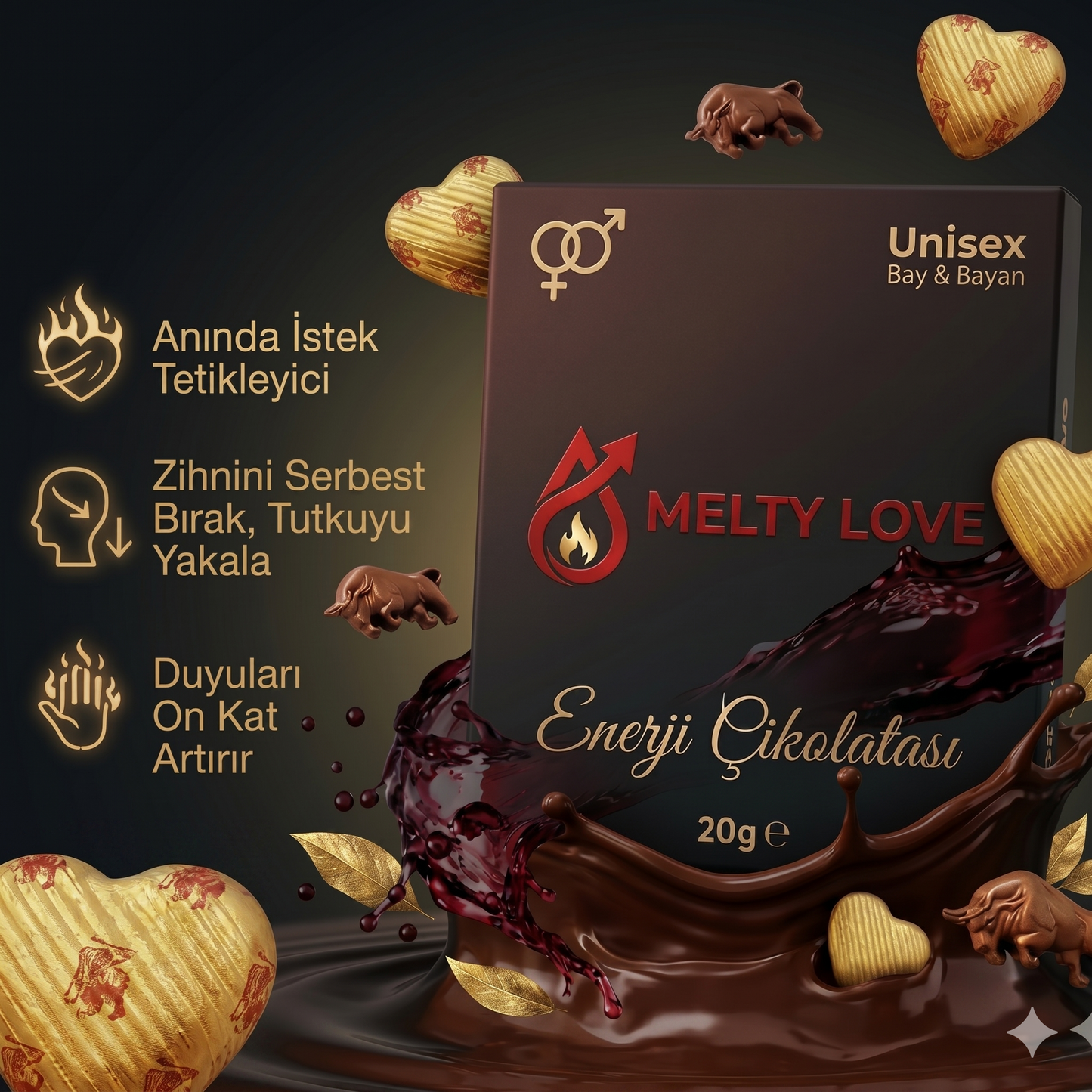 Melty Love | Afrodizyak Çikolata